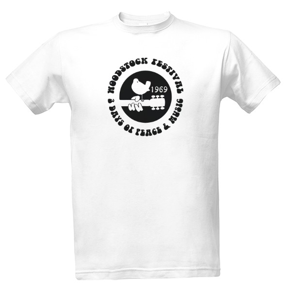 Tričko s potlačou Woodstock logo