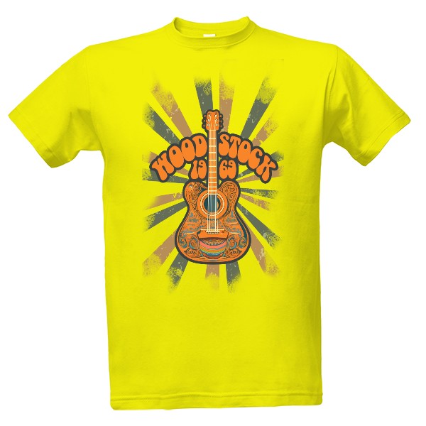 Tričko s potlačou Woodstock