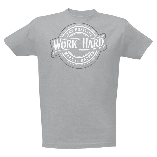 Tričko s potlačou Work Hard Ramirez Hip Hop