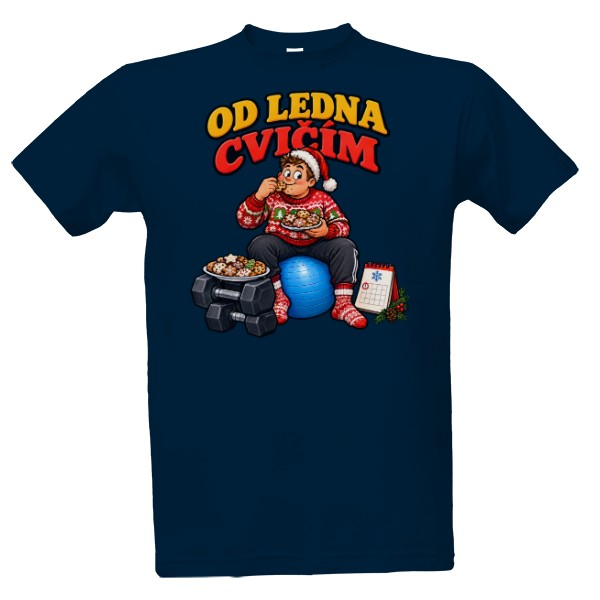 T-shirt Workout Starts In January – Czech Resolution Humor