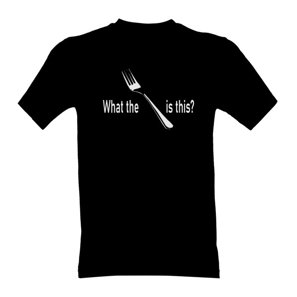 Tričko s potiskem WTfork color