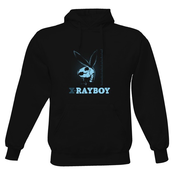 Pánská mikina s kapucí s potiskem X-RAYBOY