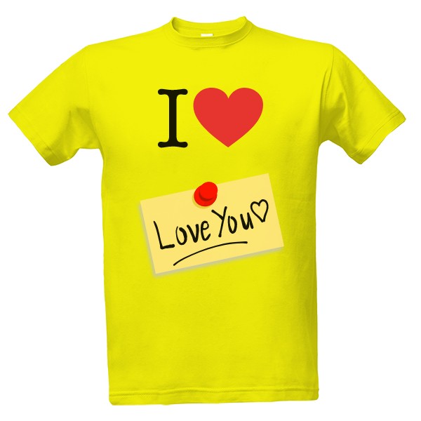 Tričko s potiskem Love