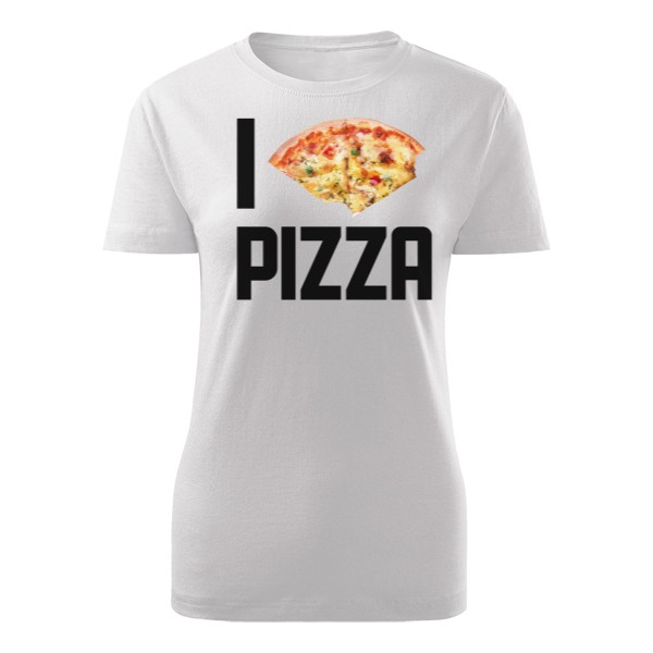Tričko s potlačou I love PIZZA