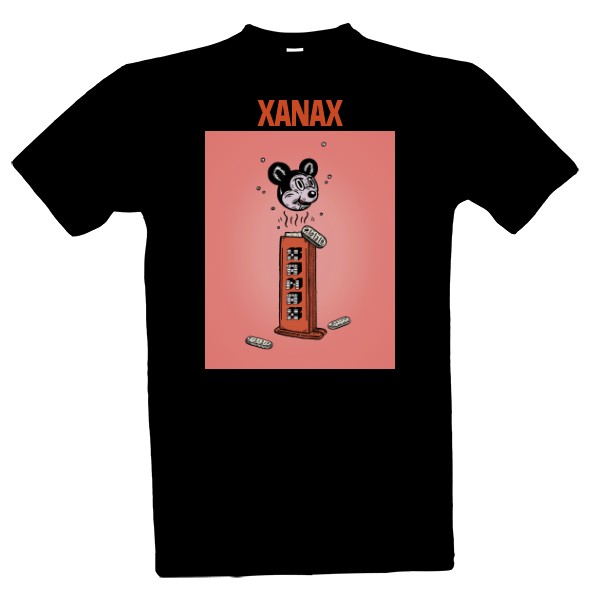 Tričko s potlačou Xanax Cukríky - Pánske Tričko