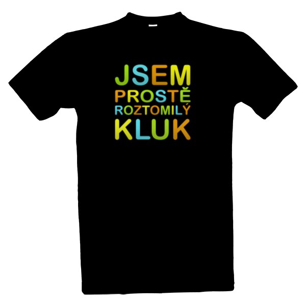 Tričko s potiskem Roztomilý kluk