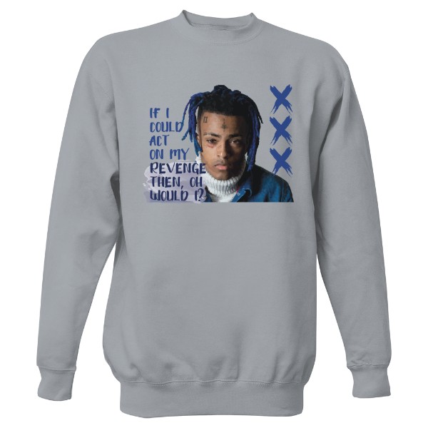 Mikina bez kapucne Unisex s potlačou XXXTENTACION - Revenge