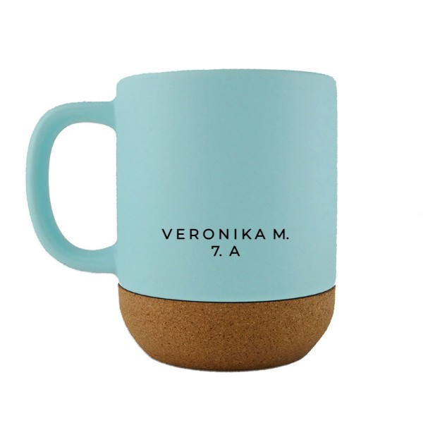 Děkuji pane učiteli žluté srdíčko se jménem a třídou