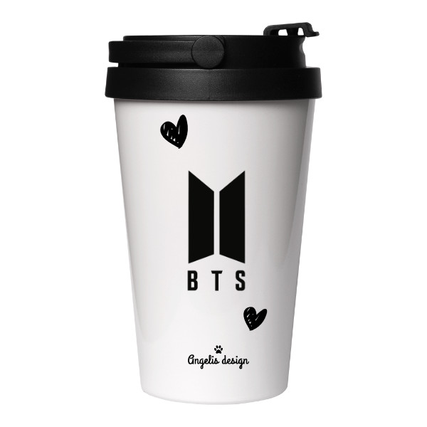 Cestovní nerezový hrnek s potiskem YG Family - Nerezový termohrnek