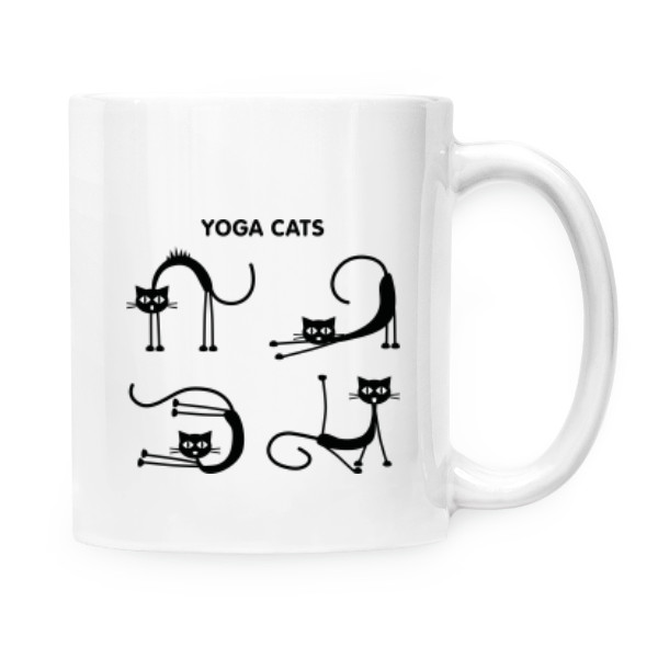 YOGA CATS  - cup