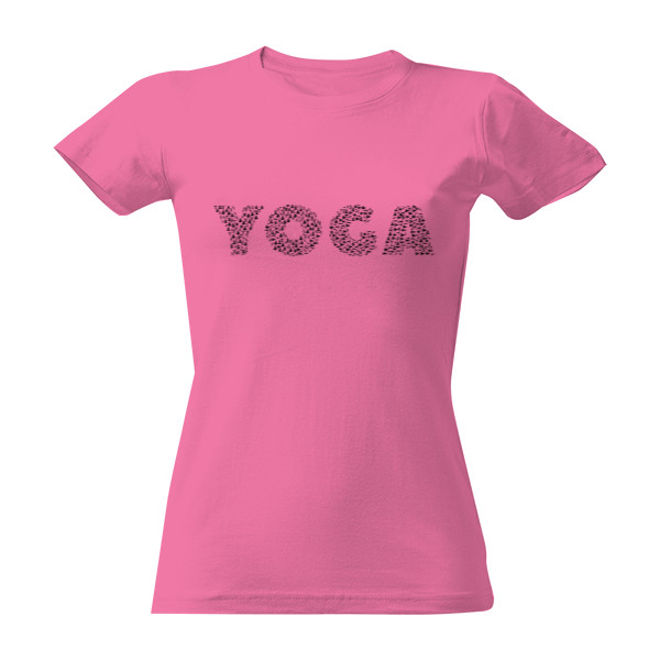 Tričko s potiskem yoga