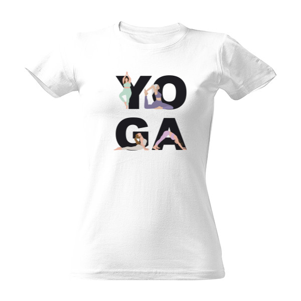 Tričko s potiskem Joga