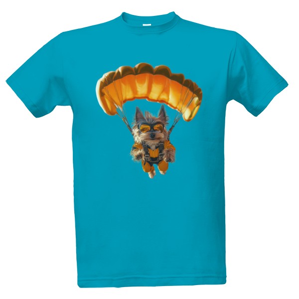 T-shirt Yorkshire Terrier Skydiving