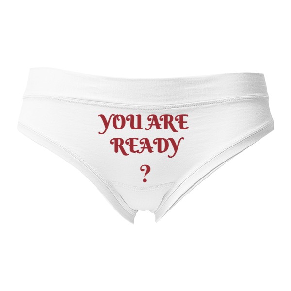 Dámská tanga - Výprodej s potiskem You are ready?