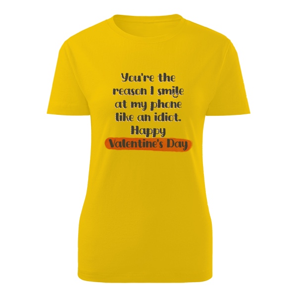 Tričko s potiskem You are the reason I smile