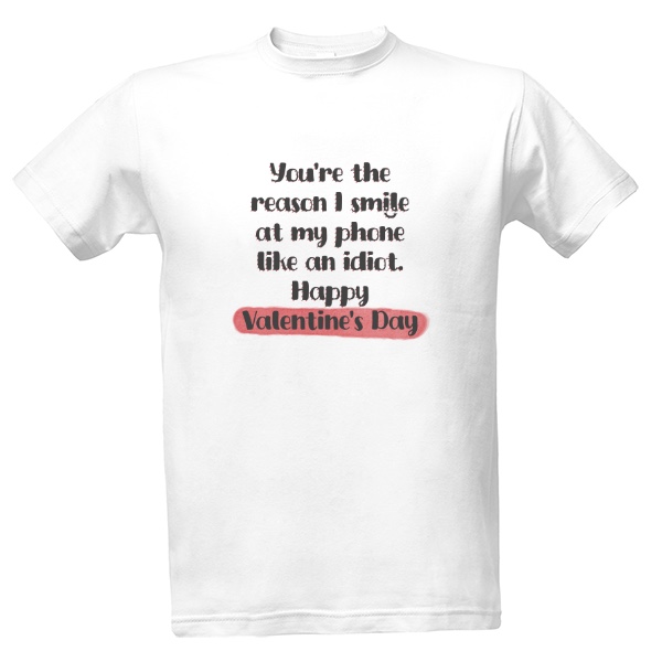 Tričko s potiskem You are the reason