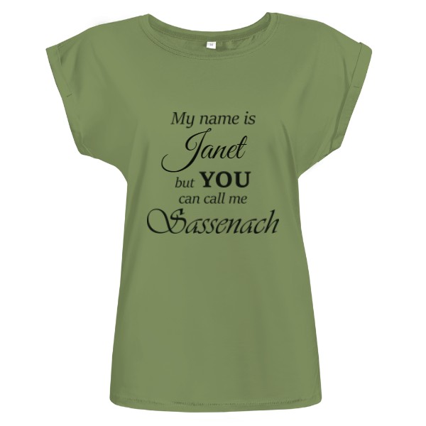 Tričko s potiskem You can call me Sassenach 