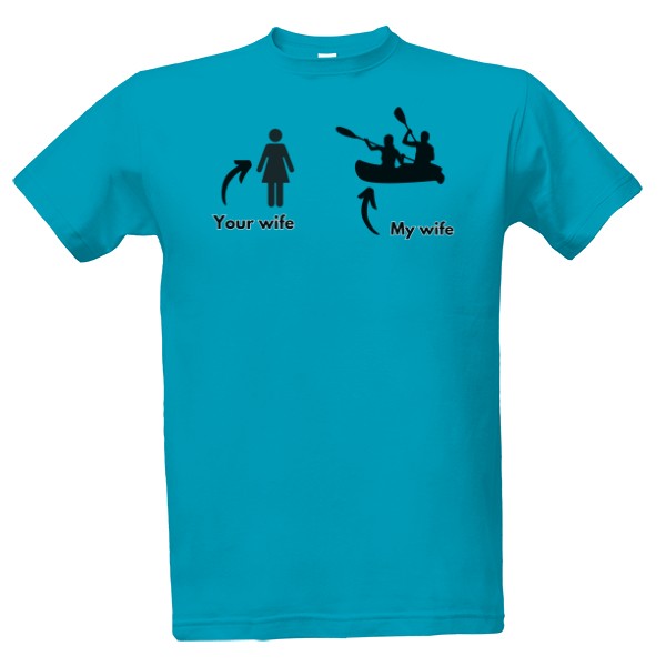 Tričko s potiskem Pro vodácké páry