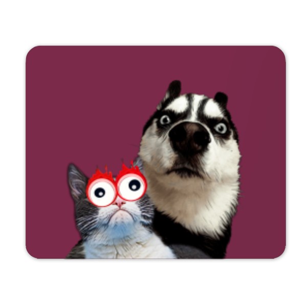 Mouse pad s potiskem You're a cat or a dog of the year