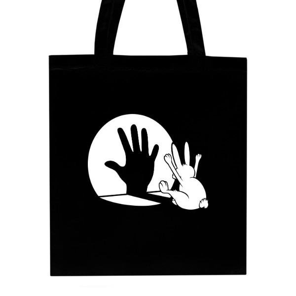 Zajíc hra se stínem