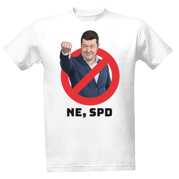 Tričko s potiskem Zákaz Okamura