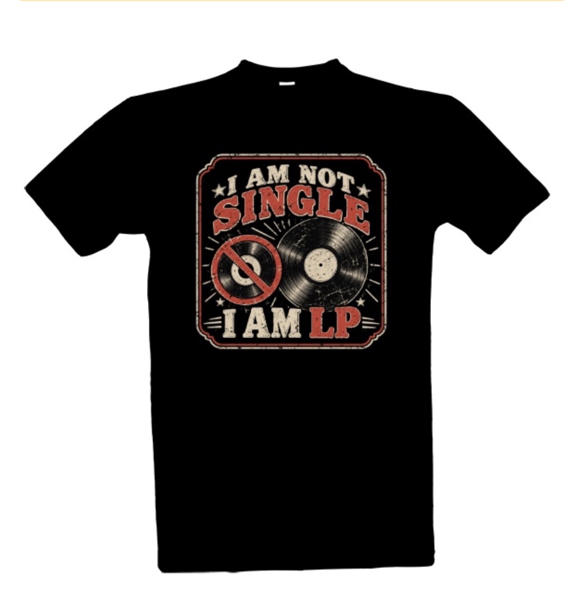 Tričko s potiskem I am not single