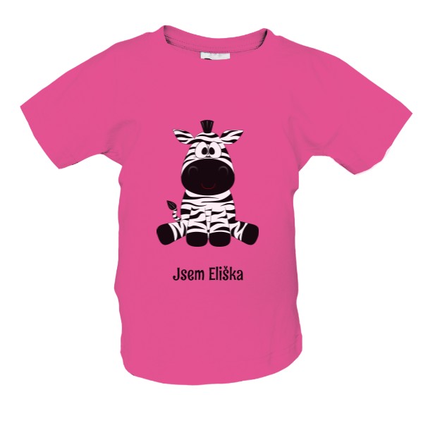 Tričko s potlačou Zebra je nejlepší!!!