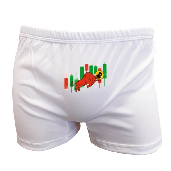 Trenýrky s potiskem zelená nebo cervena 