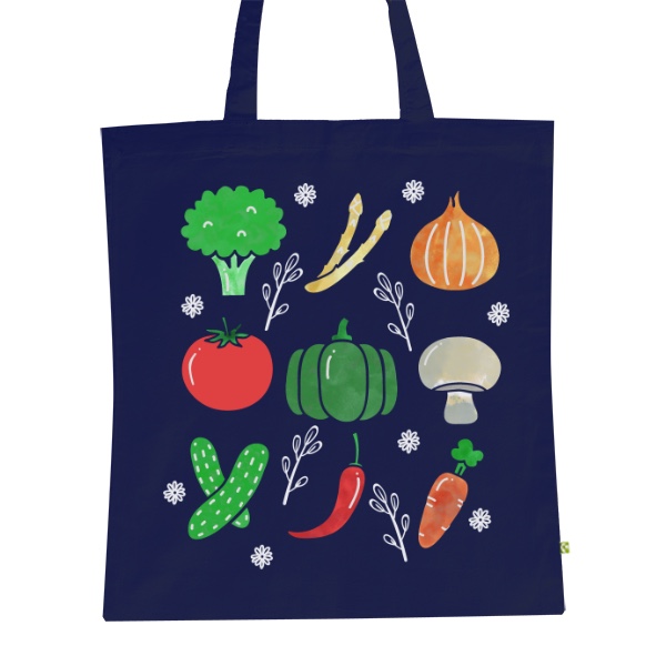BIO plátěná taška s potiskem Zeleninová taška 