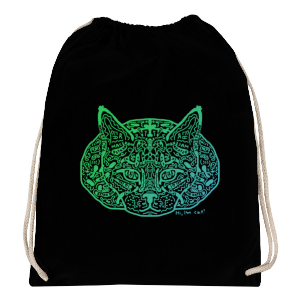 Zelenomodrá kočka