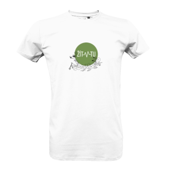 Tričko s potiskem Zelený Motiv Doprava