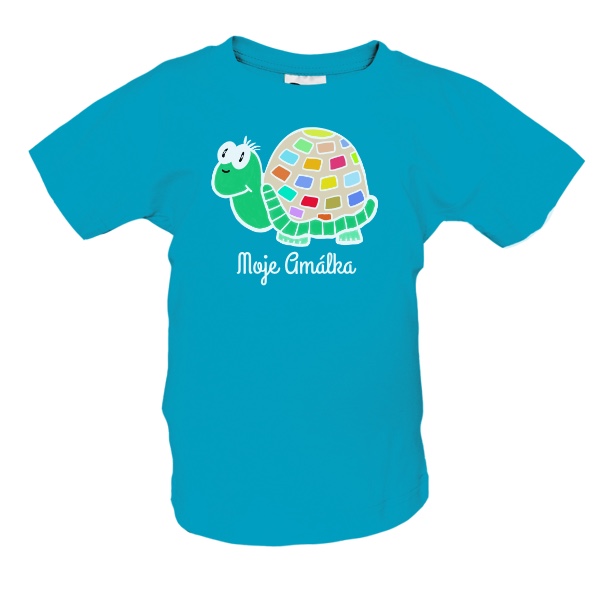 Tričko s potiskem Želva Amálka