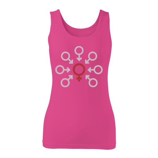 Tričko s potiskem Žena a muži