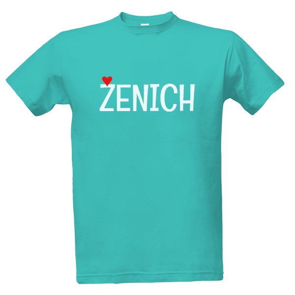 Tričko s potiskem Ženich