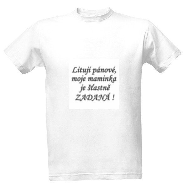 Tričko s potiskem Žertovné triko