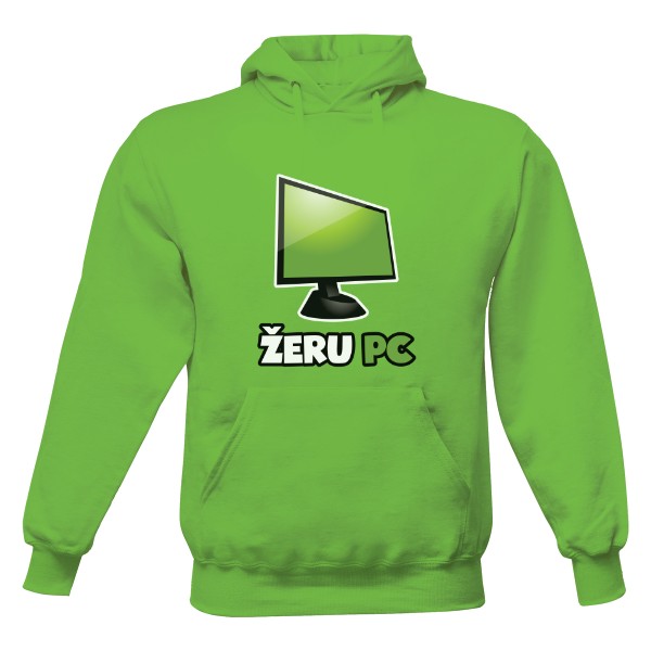 Pánská mikina s kapucí s potiskem Žeru PC