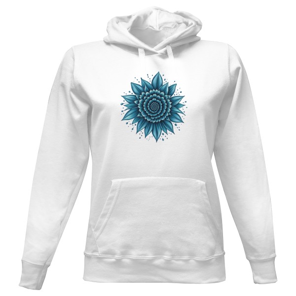 Ladies' hoodie Zimní květ 