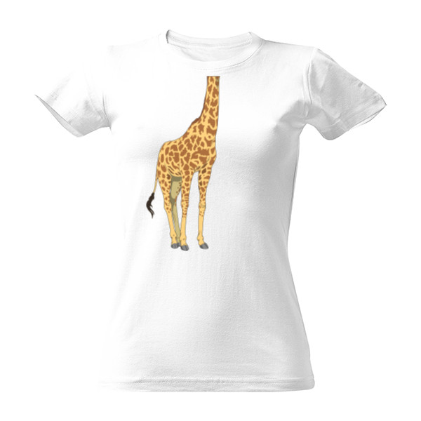 Tričko s potiskem Žirafa