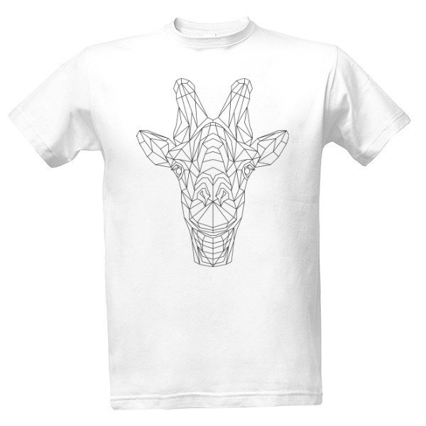 Tričko s potiskem Žirafa