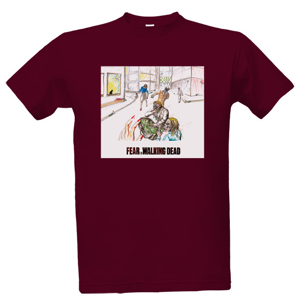 Tričko s potiskem Živí mrtví