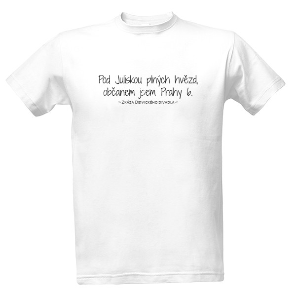 Zkáza Dejvického divadla - Praha 6 - černý text