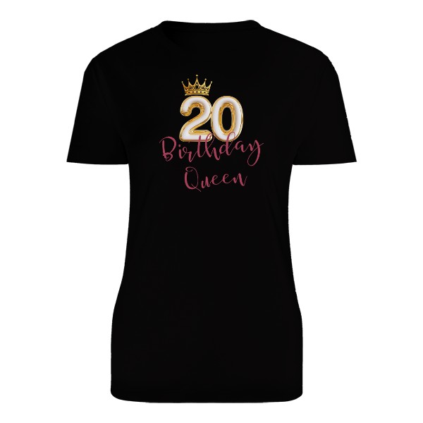 Zlatá korunka 20 Birthday Queen