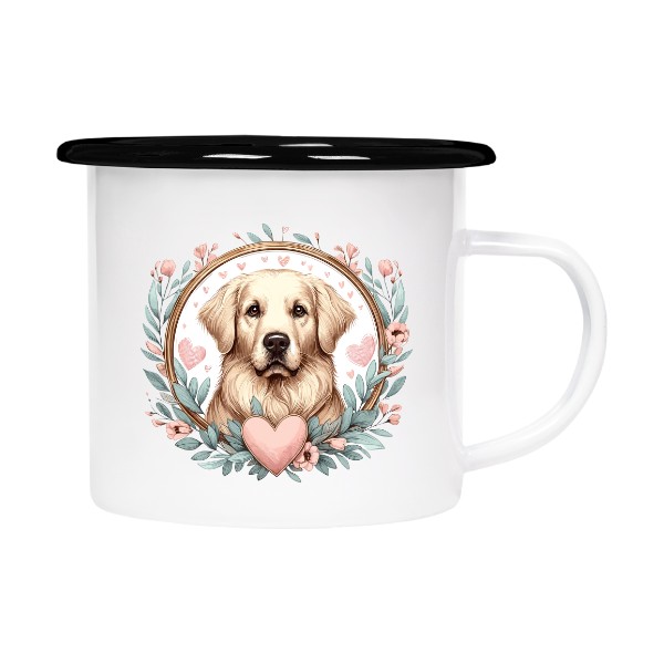 Zlatý retríver srdce