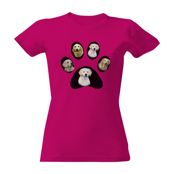 Tričko s potiskem Zlatý retrívr