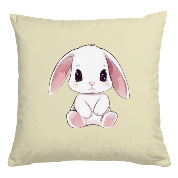 Vankúš bavlnený s potlačou Zlatý zajačik