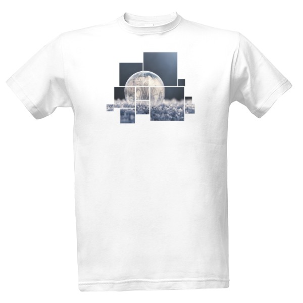 Tričko s potiskem Zmrzlá bublina