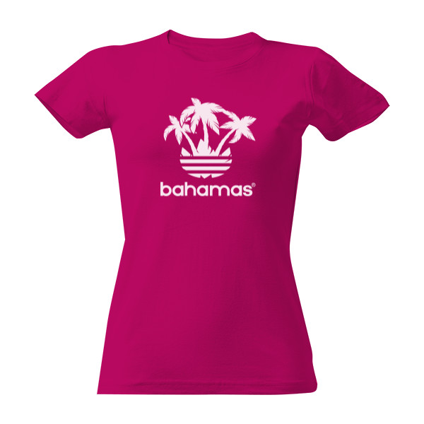 Tričko s potiskem Značkové Bahamas - Dámské