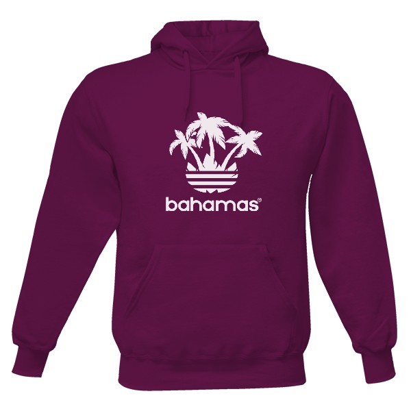 Pánská mikina s kapucí s potiskem Značkové Bahamas