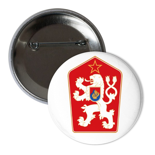 Odznáček  s potiskem Znak ČSSR
