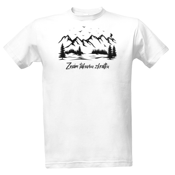 Tričko s potiskem Znám takovou zkratku